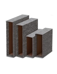 CAJA ARCHIV.UNI CLASICO 4A 86mm GRIS