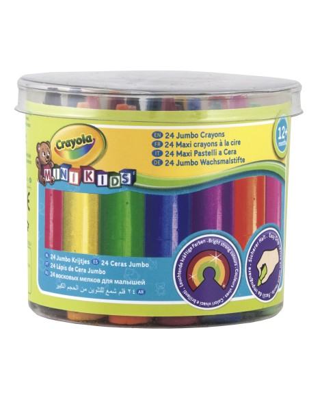 Mini Kids - 24 Jumbo crayons 24 pieza(s)