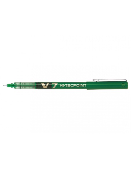 Hi-Tecpoint V7 Bolígrafo cilíndrico Verde