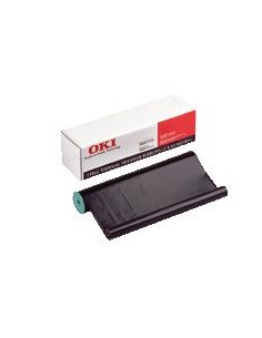 Ribbon/black f OKIFAX 610 660 (Pack x 2) Original Negro