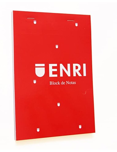 100101102 cuaderno y block A6 80 hojas Rojo - 1 Unidad