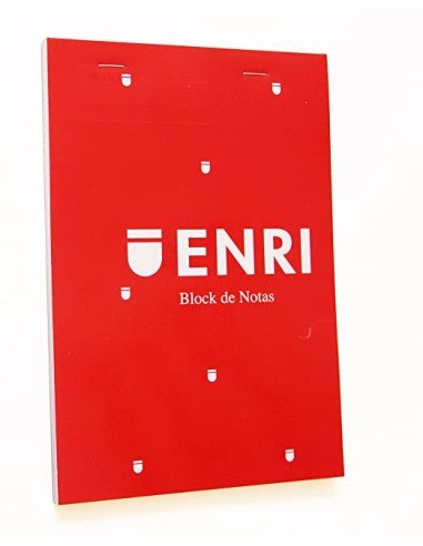 100101125 cuaderno y block A7 80 hojas Rojo
