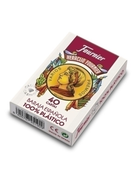 BARAJA ESPAÑOLA PLAST. 40 CARTAS 2100 - Pack de 12 unidades