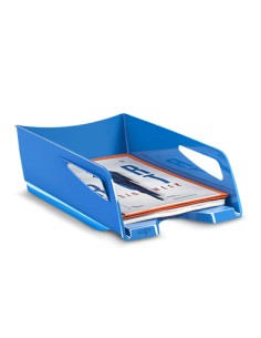 1002200351 bandeja de escritorio/organizador Poliestireno (PS) Azul