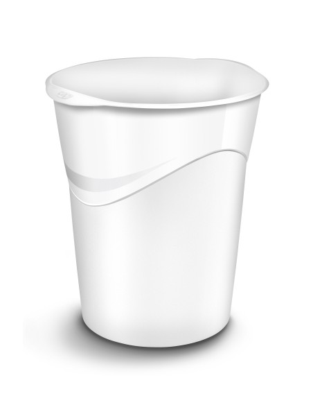 PAPELERA PLASTICO CEP BLANCO 14 LITROS