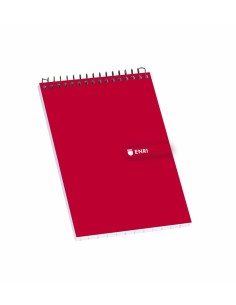 100302797 cuaderno y block 80 hojas Rojo - 80 Unidades
