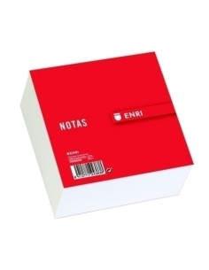 TACO NOTAS ENRI ENCOLADO 10X10X5 C/TAPA - Pack de 36 unidades