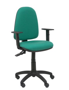 Silla Tribaldos verde con brazos regulables