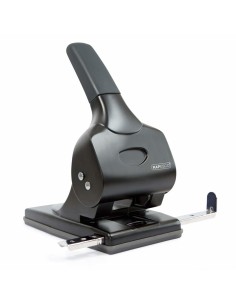 ALU 65 Metal perforador de papel Negro