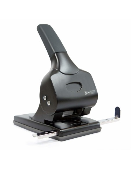 ALU 65 Metal perforador de papel Negro