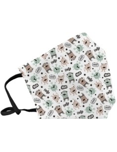 MASCARILLA REUT. PEQ. MONSTERS MENTA/ROS