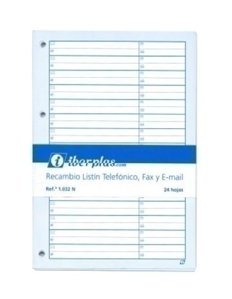 RECAMB.LISTIN TF.IBERP.BLOCK 24h 4 tal.