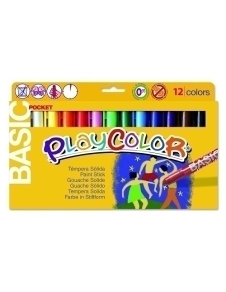 TEMPERA PLAYCOLOR BASIC POCKET C/12