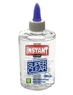 COLA TRANSPARENTE INSTANT SUPERCLEAR 266 - Pack de 6 unidades