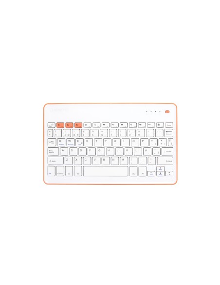Wireless KB White + Peach Wireless KB White + Peach
