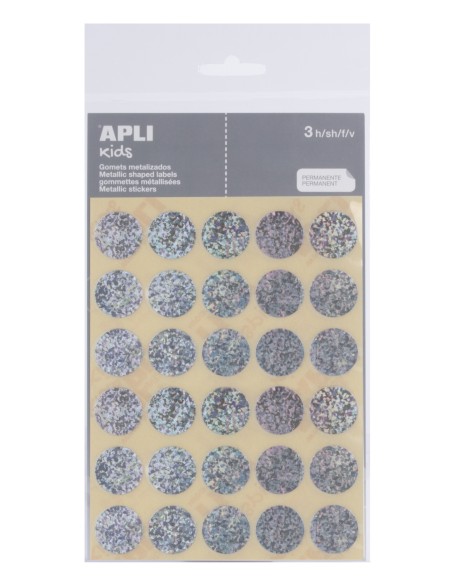 11809 etiqueta autoadhesiva Alrededor Permanente Plata