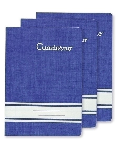 LIBRETA PACSA CUADERNO A5+ 30h CD.4 AZUL - Pack de 20 unidades