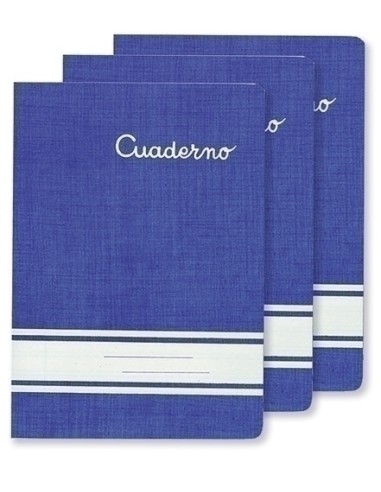 LIBRETA PACSA CUADERNO A5+ 30h CD.8 AZUL - Pack de 20 unidades