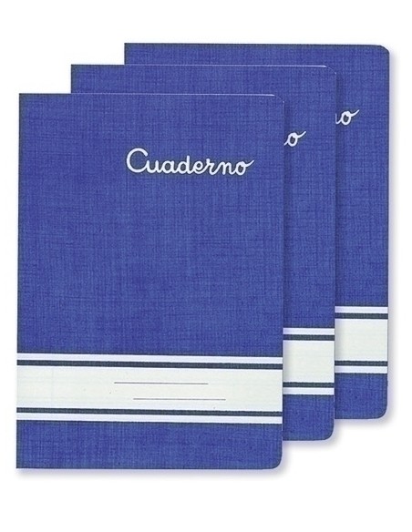 LIBRETA PACSA CUADERNO A5+ 30h CD.8 AZUL - Pack de 20 unidades