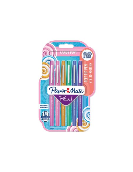 Flair rotulador Medio Multicolor 6 pieza(s)