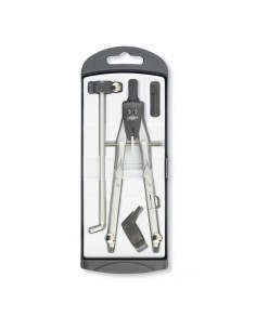 202T compás Negro, Acero inoxidable