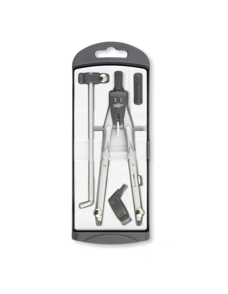 202T compás Negro, Acero inoxidable