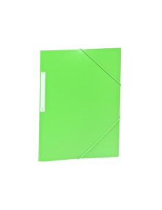 2033K15 carpeta Cartón, Polipropileno (PP) Verde A4 - Pack 10 Unidades