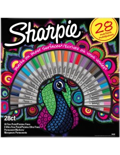 2058158 marcador 28 pieza(s) Punta fina Multicolor