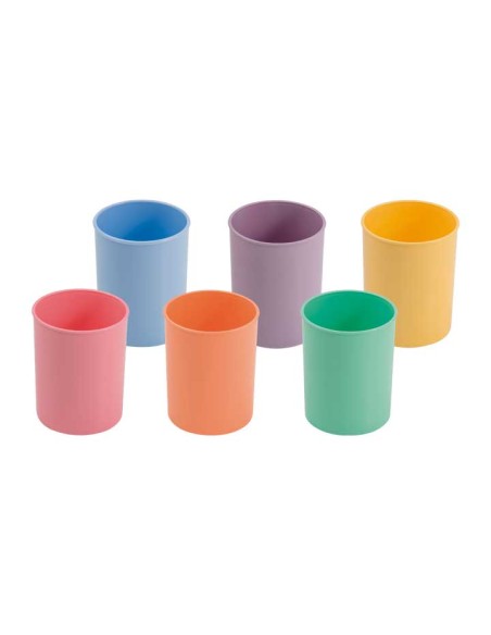 CUBILETE FAIBO PP PASTEL STDO - Pack de 10 unidades