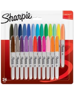 2065405 marcador 24 pieza(s) Punta redonda/fina Multicolor