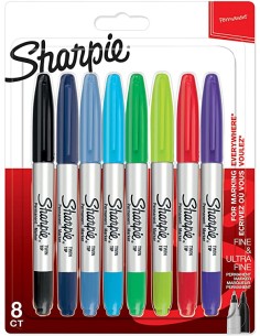 2065409 marcador permanente Multicolor 8 pieza(s)