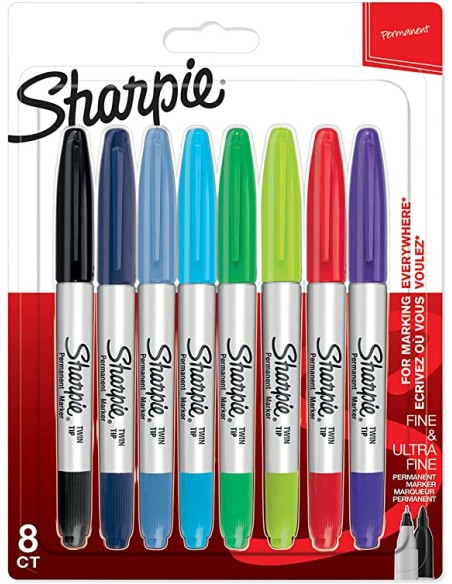 2065409 marcador permanente Multicolor 8 pieza(s)