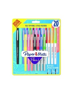 ROTUL.PAPER MATE FLAIR PACK GRANDE B/20 - Pack de 12 unidades