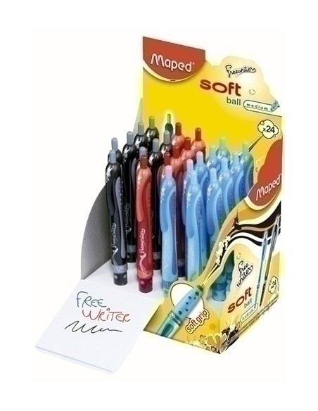 BOLIGRAFO MAPED FREEWRITER RETR. EXP. 24