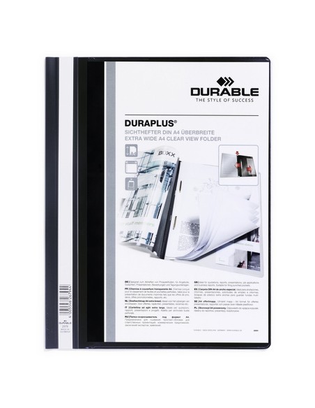 PAck de 25 Unid. Duraplus A4 Negro 257901