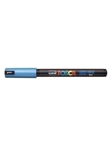 ROTUL.UNI-POSCA PC-1MR AZUL METALICO