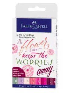 267124 juego de bolígrafos Azul, Rosa, Blanco 1 pieza(s)