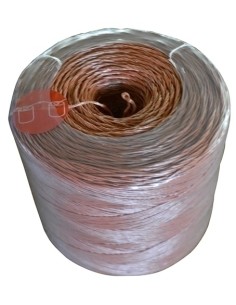 CORDEL PLASTICO ROJO ROLLO 1200 m.