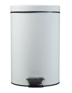 PAPELERA PL. CEP GRIS C/TAPA PEDAL 14