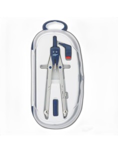 301T compás Azul, Acero, Blanco