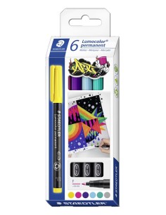 Lumocolor permanent pen 318 marcador permanente Amarillo 1 pieza(s)