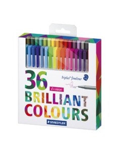 triplus fineliner 334 rotulador de punta fina Multicolor 36 pieza(s)