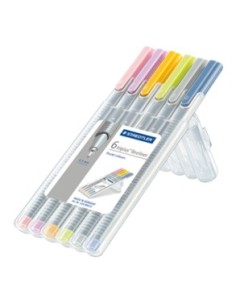 triplus fineliner 334 rotulador de punta fina Multi 6 pieza(s) Pack 2 Unidades 334 SB6CS1