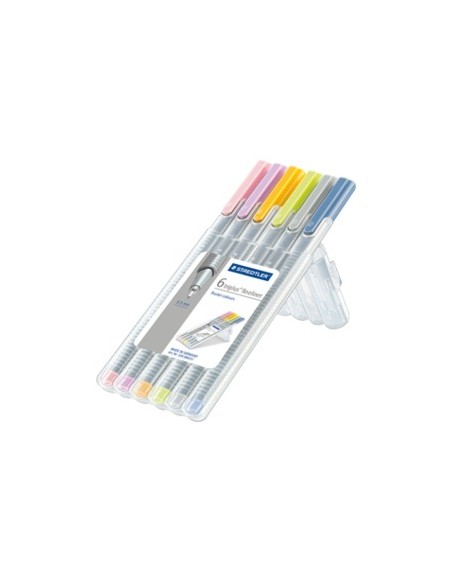 triplus fineliner 334 rotulador de punta fina Multi 6 pieza(s) Pack 2 Unidades 334 SB6CS1