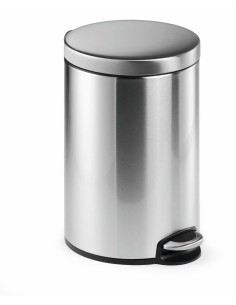 340123 papelera 12 L Alrededor Acero inoxidable