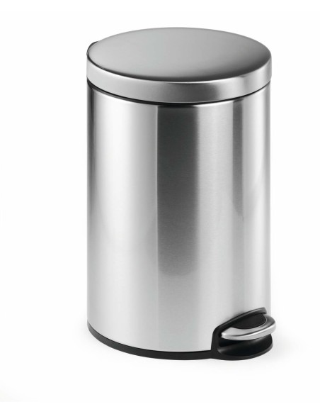 340123 papelera 12 L Alrededor Acero inoxidable