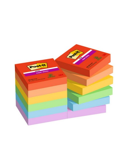 7100258794 nota autoadhesiva Plaza Multicolor 90 hojas Autoadhesivo