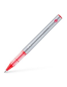 348126 bolígrafo de punta redonda Bolígrafo retráctil con clip Rojo 1 pieza(s)