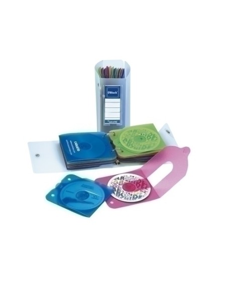 PORTA-CD BOLSILLO INTEGRAL ARCHIVABLE - Pack de 12 unidades