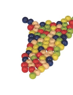 BOLSA 110 ABALORIOS NIEFENVER MADERA 8MM STDO